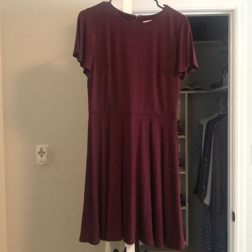 Loft plum dress sz XS
